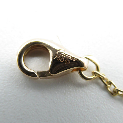 CARTIER Double C de Cartier Diamond Blaceret 18K Rose Pink Gold 2.8g