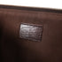 GUCCI GG Clutch Bag Pouch Coated Canvas Brown