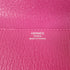 HERMES PHW Cinhetic Clutch Bag Mysore Leather Pink