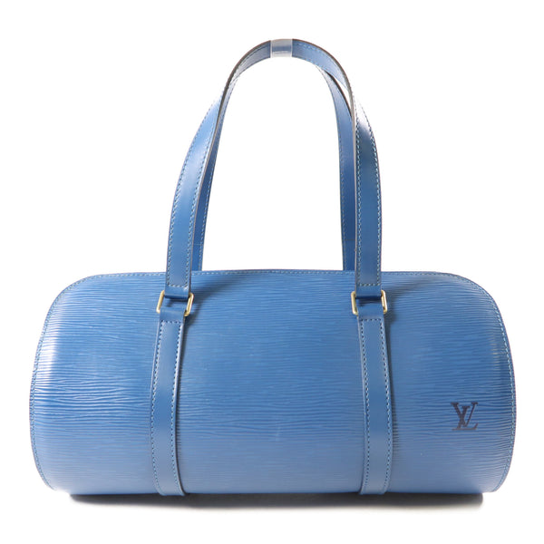 LOUIS VUITTON LV Soufflot Handbag M52225 Epi Blue v3