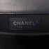 CHANEL Quilted CC SHW Boy North South Chain Shoulder Bag Lambskin Leather Blue