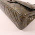 Chanel CC 2.55 Chain Shoulder Bag Patent leather Olive Green/Blue
