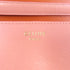 CELINE GHW Celine Box Shoulder Bag Calfskin Leather Pink