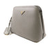 PRADA GHW Matinee Bag Shoulder Crossbody Bag 1BA282 Saffiano Leather Gray