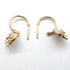 CHANEL CC Camellia Diamond Earrings J11659 18K Pink Gold