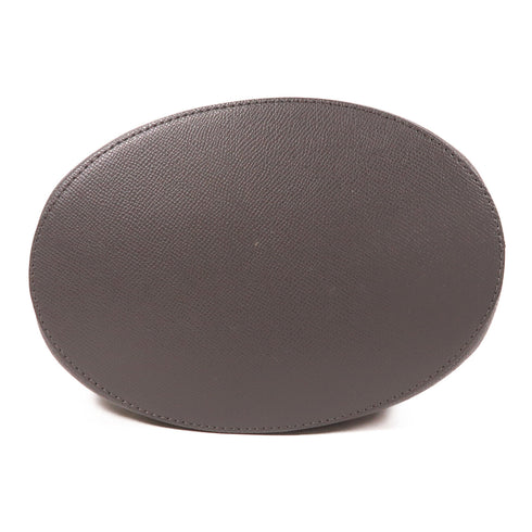 Furla GHW 2 Way Bucket Bag Calfskin Leather Grey