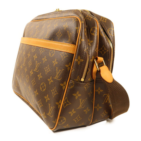 LOUIS VUITTON LV GHW Reporter GM Shoulder Bag M45252 Monogram Brown v2