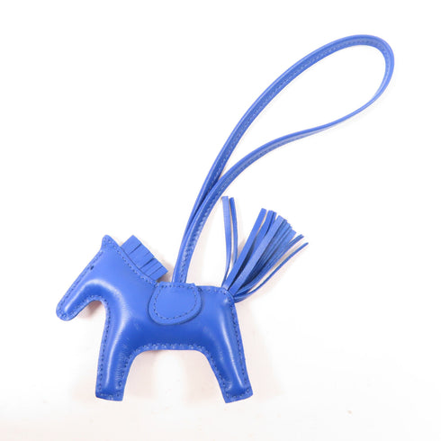 HERMES Rodeo PM Charm Swift Leather Blue Royal