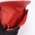 HERMES Jige Clutch Bag Evercolor Leather Red