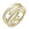 BVLGARI Parentesi Diamond Ring 18K Yellow Gold Bvlgari#51 US#5.5