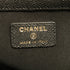 CHANEL CC GHW Clutch Bag Pouch Calfskin Leather Black