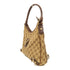 GUCCI GG GHW Abbey Shoulder Bag 130738 Canvas Brown
