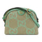 GUCCI GG GHW Shoulder Bag 499621 Canvas Green