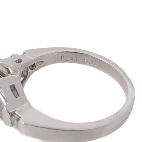 JEWELRY Diamond Ring US#5 PT950 Platinum