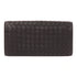 BOTTEGA VENETA BV Long Wallet Intrecciato Leather Black