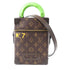 LOUIS VUITTON LV GHW Vertical Box Trunk 2 Way Bag M59664 Monogram Brown/Green