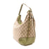 GUCCI GG Shoulder Bag Coated Canvas Green Brown 309618 KGD6G