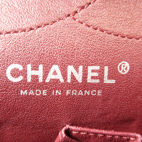 CHANEL CC SHW 2.55 Chain Shoulder Bag Calfkin Leather