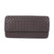BOTTEGA VENETA BV Bifold Long Wallet Intrecciato Leather Brown