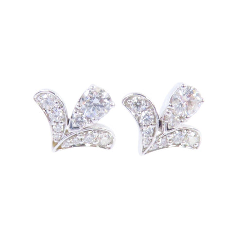 JEWELRY Diamond Earrings 18K White Gold v7