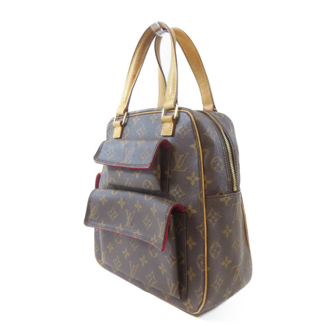 LOUIS VUITTON LV GHW Excentri-cite Handbag M51161 Monogram Brown Red