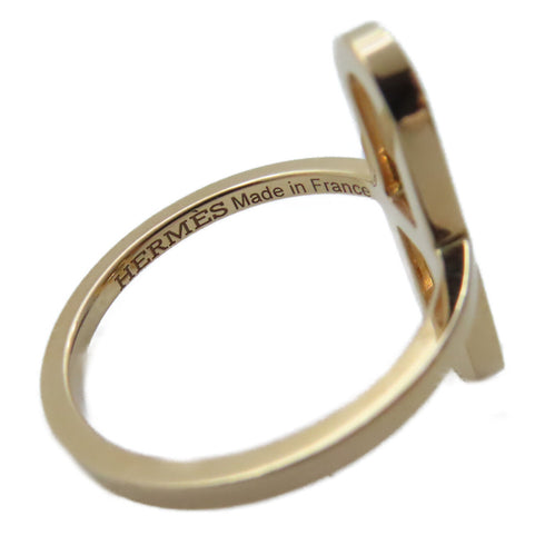 HERMES Ever Chain D'ancre Ring 18K Yellow Gold US#6