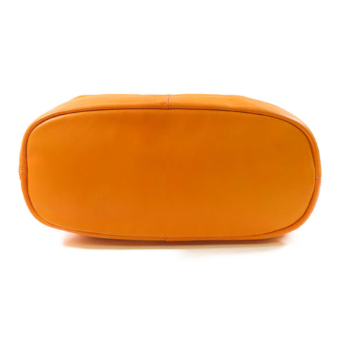 GIVENCHY Nightingale Shoulder Bag Calfskin Leather Orange