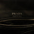 PRADA SHW Etiquette Bag Shoulder Bag Calfskin Leather 1BD123 Black