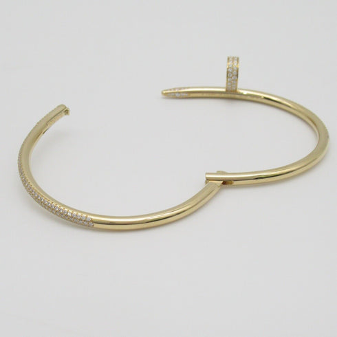 CARTIER Just Ankle Bracelet Diamond 18K Yellow Gold