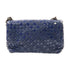 BOTTEGA VENETA BV Shoulder Bag Lambskin Leather Navy Blue