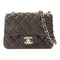 CHANEL CC SHW Mini Classic 17 Chain Shoulder Bag A35200 Lambskin Black