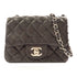 CHANEL CC SHW Mini Classic 17 Chain Shoulder Bag A35200 Lambskin Black