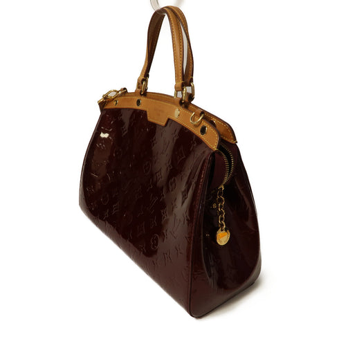 LOUIS VUITTON LV GHW Blair GM 2Way Shoulder Hand Bag Vernis M91689 Red