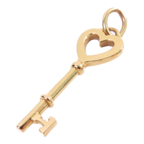 TIFFANY&CO Key Pendant Top 18K Yellow Gold