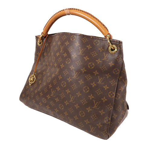 LOUIS VUITTON LV GHW Artsy MM Shoulder Bag M40249 Monogram Brown v2