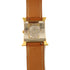 HERMES Heure H Quartz Watch HH1501.131 Swift Leather Gold