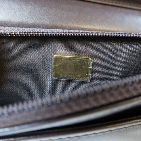 CHANEL Quilted CC GHW Boy WOC Wallet On Chain Shoulder Bag AP1117 Caviar Black