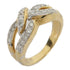 Fine Jewelry Diamond 3.8g Ring 14K Yellow Gold US#3.5