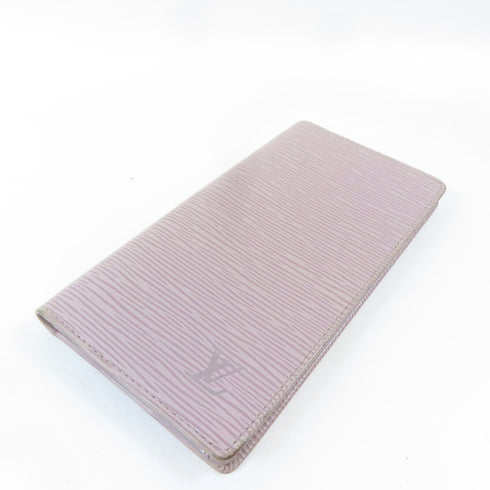 LOUIS VUITTON LV Long Bifold Wallet Epi Leather Beige