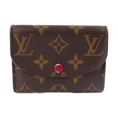 LOUIS VUITTON LV GHW Rosalie Coin Case Monogram M41939 Red