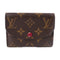 LOUIS VUITTON LV GHW Rosalie Coin Case Monogram M41939 Red