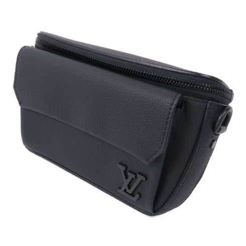 LOUIS VUITTON LV Pilot Wearable Wallet Shoulder Bag M83563 Calfskin Black