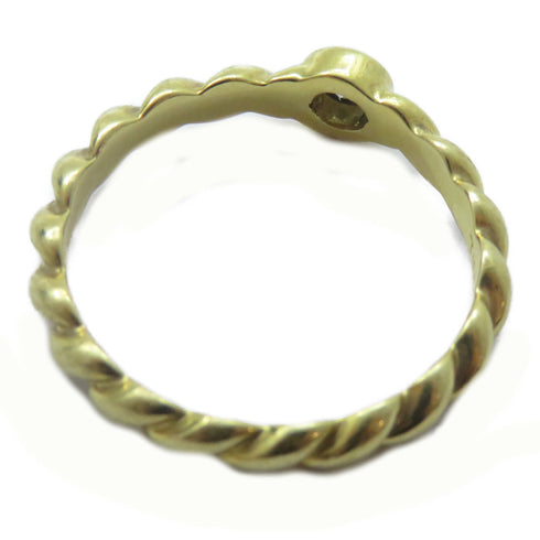 TIFFANY&CO Diamond Ring 18K Yellow Gold Diamond US#6.75