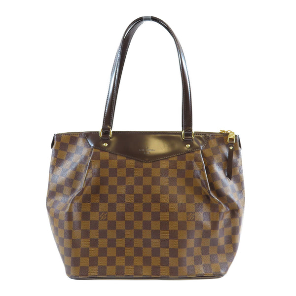 LOUIS VUITTON LV Westminster GM Shoulder Bag N41103 Damier Ebene Brown