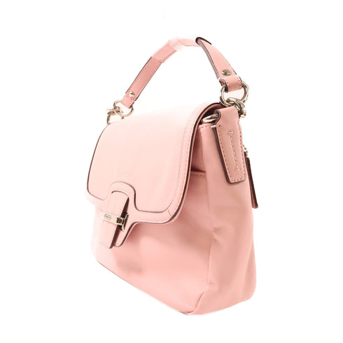 COACH SHW 2 Way Shoulder Bag Handbag Calfskin Leather Pink