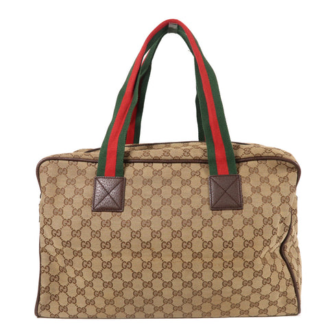GUCCI GG Boston Bag 153240 Canvas Brown