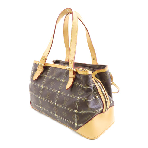 LOUIS VUITTON LV GHW Riveting Shoulder Bag M40140 Monogram Brown