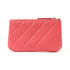 CHANEL CC GHW Mini Pouch Calfskin Leather Pink