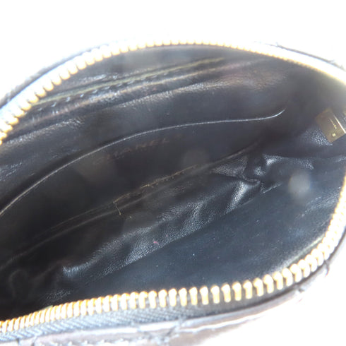 CHANEL Quilted CC GHW 2.55 Camera Bag Chain Shoulder Bag A91768 Calfskin Black