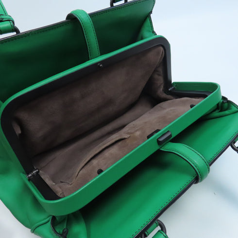 BOTTEGA VENETA BV Shoulder Bag Intrecciato Lambskin Leather Green